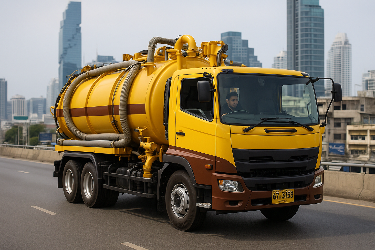 Industrial waste collection and transport