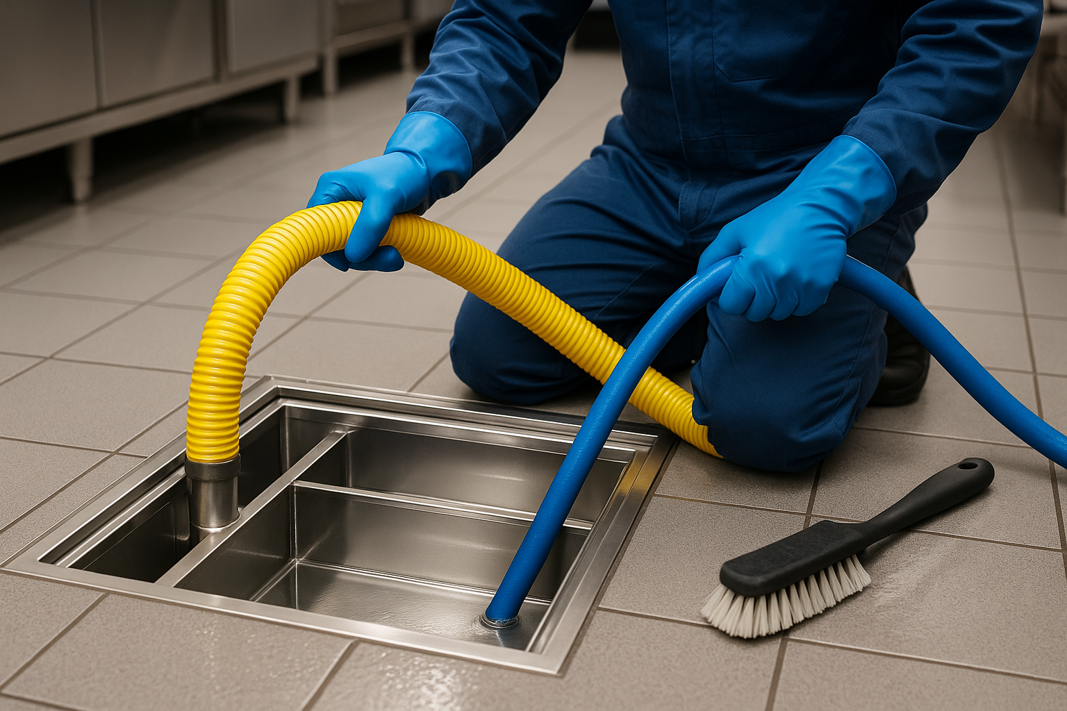 Grease trap cleaning