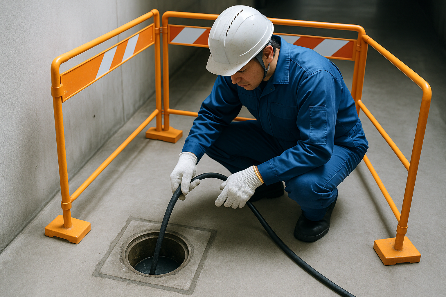 Drain pipe cleaning image